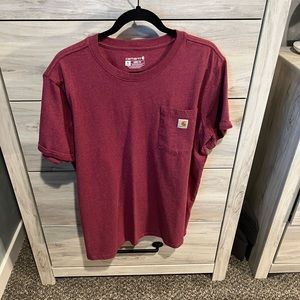 Carhartt maroon tee
